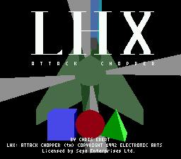 Lhx Attack Chopper - Mega Drive