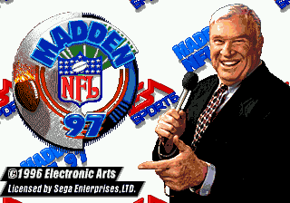 Madden NFL 97 - Mega Drive