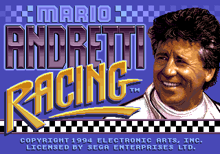 Mario Andretti Racing - Mega Drive