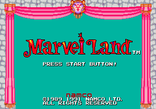 Marvel Land - Mega Drive