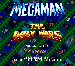 Mega Man - The Wily Wars - Mega Drive