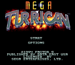 Mega Turrican - Mega Drive