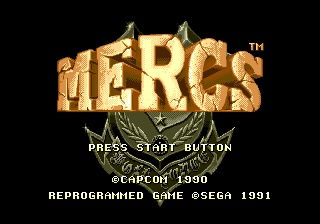 Mercs - Mega Drive