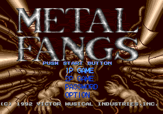 Metal Fangs - Mega Drive