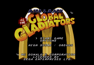 Mick And Mack As The Global Gladiators - Mega Drive