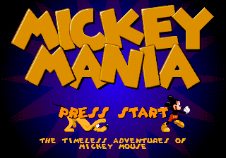 Mickey Mania - The Timeless Adventures Of Mickey Mouse - Mega Drive