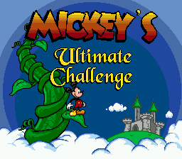 Mickey's Ultimate Challenge - Mega Drive