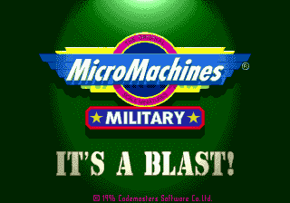 Micro Machines - Military - Mega Drive