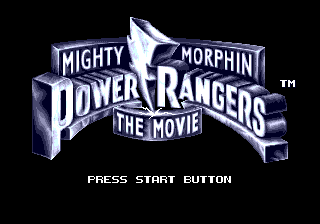 Mighty Morphin Power Rangers - The Movie - Mega Drive