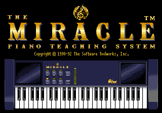 Miracle Piano Teaching System, The - Mega Drive