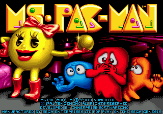 Ms. Pac-man - Mega Drive