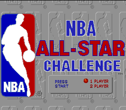 Nba All-star Challenge - Mega Drive