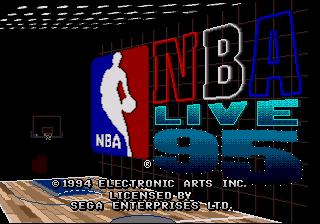 Nba Live 95 - Mega Drive