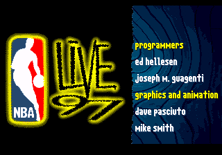 NBA Live 97 - Mega Drive