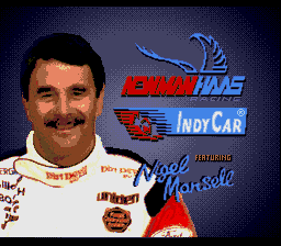 Newman-Haas IndyCar Featuring Nigel Mansell - Mega Drive