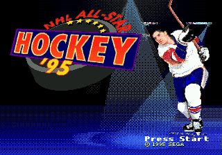 Nhl All-star Hockey '95 - Mega Drive