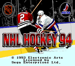 NHL Hockey '94 - Mega Drive