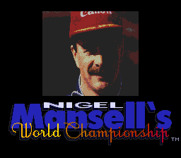 Nigel Mansell's World Championship Racing - Mega Drive