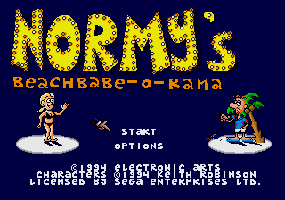 Normy's Beach Babe-o-rama - Mega Drive