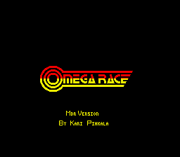 Omega Race - Mega Drive