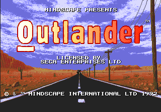 Outlander - Mega Drive