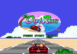 Outrun - Mega Drive