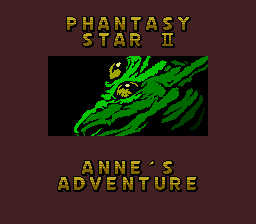 Phantasy Star 2 - Anne's Adventure - Mega Drive