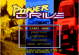 Power Drive - Mega Drive