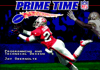 Prime Time Nfl Starring Deion Sanders - Mega Drive