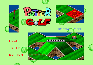 Putter Golf - Mega Drive