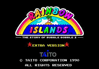 Rainbow Islands Extra - Mega Drive