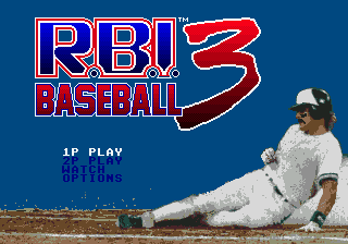 R.b.i. Baseball 3 - Mega Drive