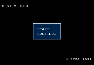 Rent A Hero - Mega Drive