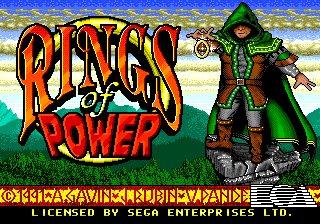 Rings Of Power - Mega Drive