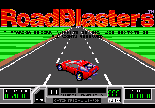 Roadblasters - Mega Drive