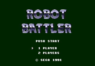 Robot Battler - Mega Drive
