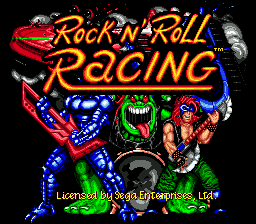 Rock N' Roll Racing - Mega Drive