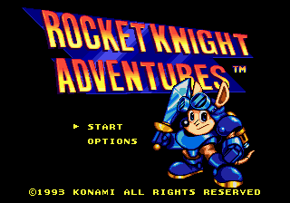 Rocket Knight Adventures - Mega Drive