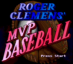Roger Clemens' Mvp Baseball - Mega Drive