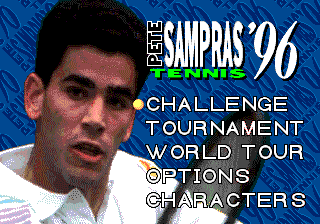 Sampras Tennis 96 - Mega Drive