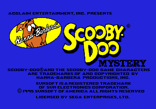 Scooby-doo Mystery - Mega Drive