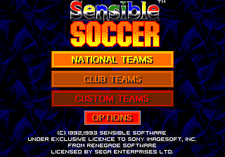 Sensible Soccer - European Champions - Mega Drive