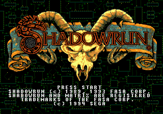 Shadowrun - Mega Drive