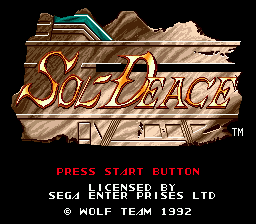 Sol-deace - Mega Drive