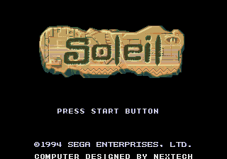 Soleil - Mega Drive