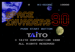 Space Invaders '91 - Mega Drive