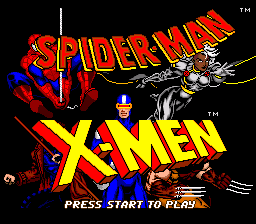 Spider-man And The X-men - Arcade's Revenge - Mega Drive