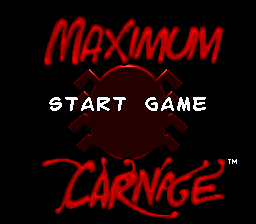 Spider-man And Venom - Maximum Carnage - Mega Drive