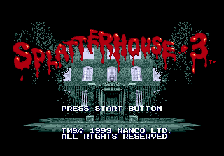 Splatterhouse 3 - Mega Drive