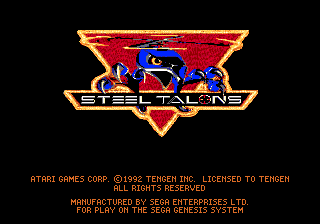 Steel Talons - Mega Drive